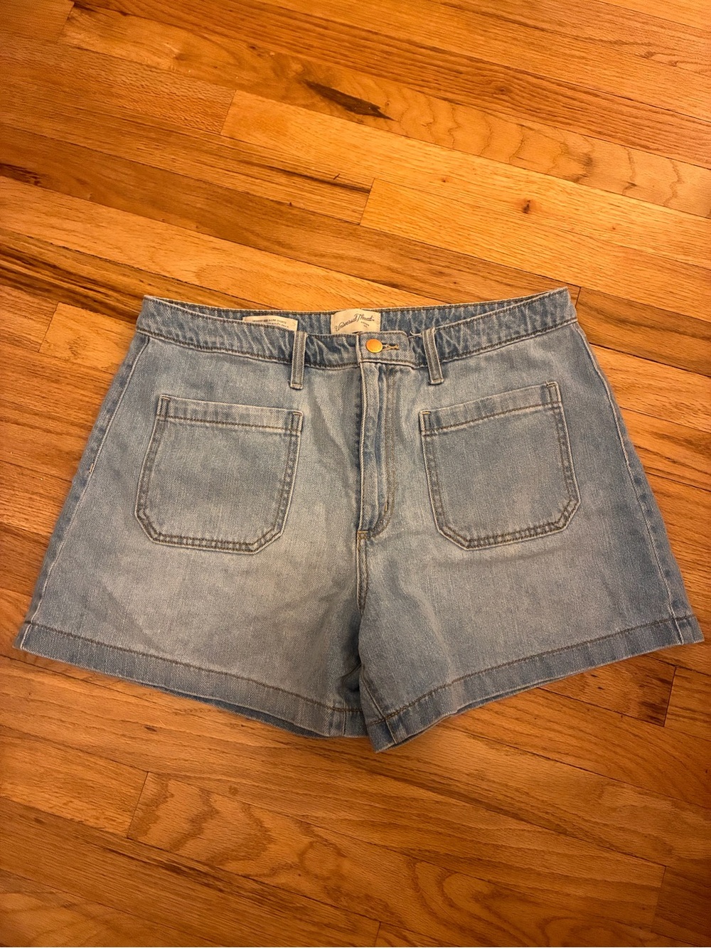 Universal Thread Light Blue Denim High-Rise Shorts